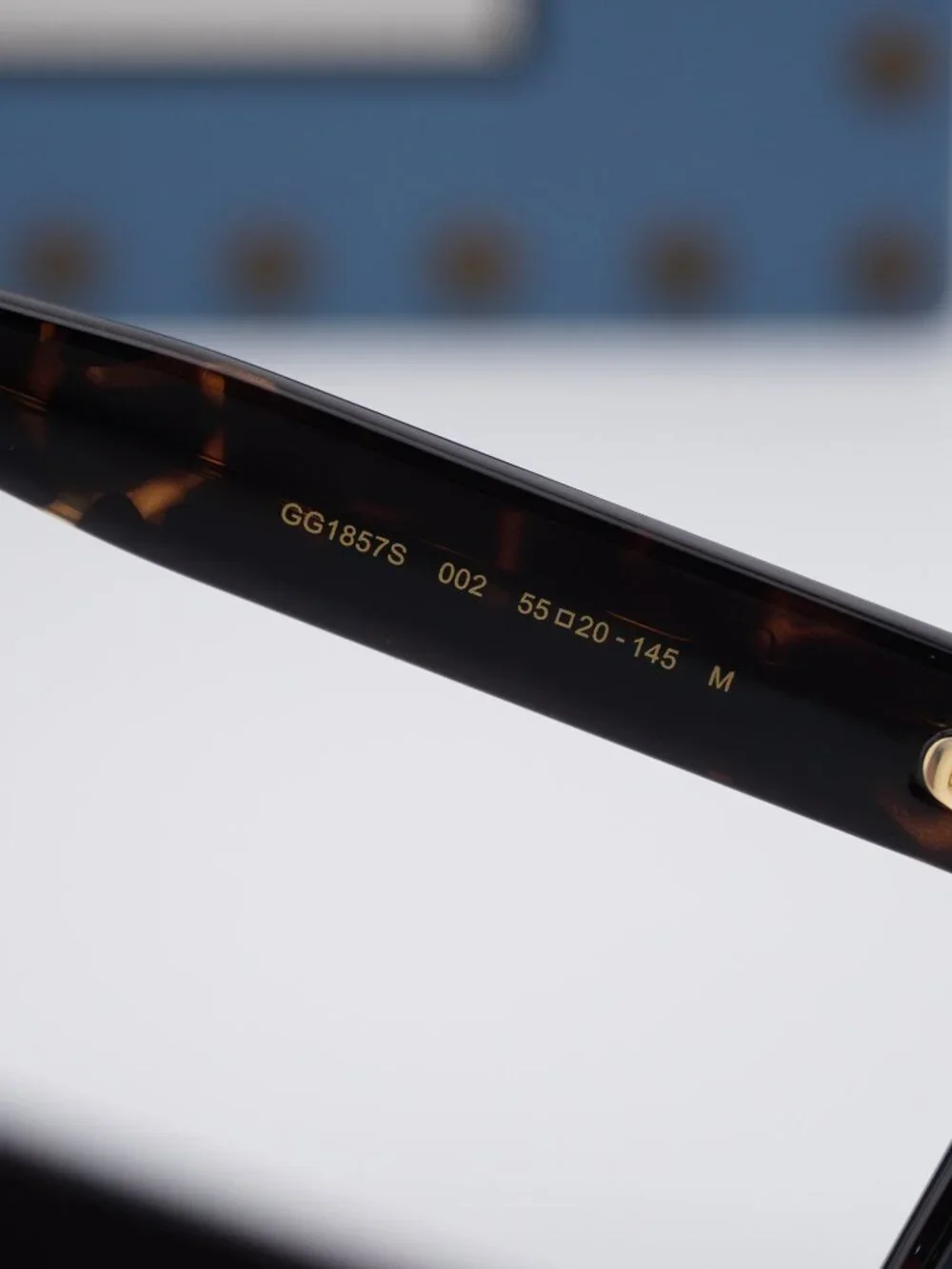 Gucci GG1857S 002 Square Sunglasses - Havana\Green
